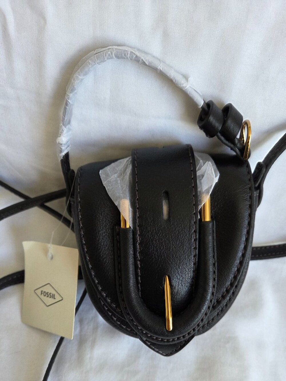 NWT Fossil Women's Harwell Micro Flap Crossbody bag
